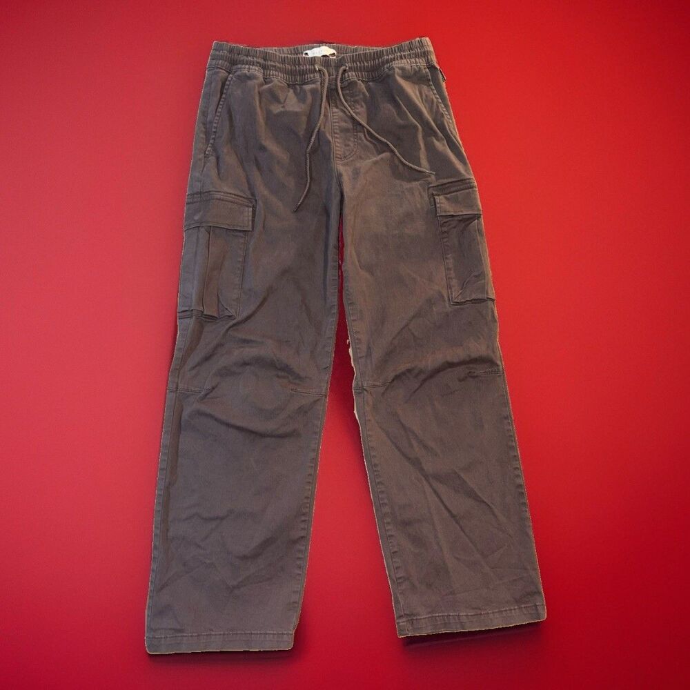 PacSun Mens Baggy Fit Pants Brown Size M 133BT236010 Cotton Stretch 16x29